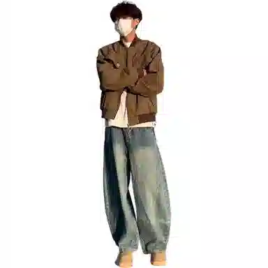 黑马漫画 复古夹克 男女同款