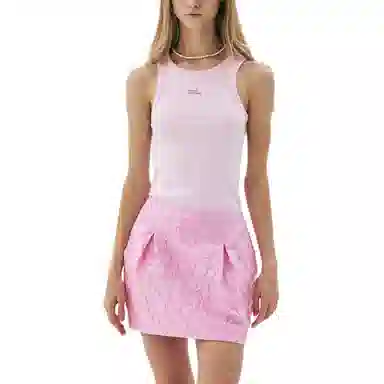 MARDI MERCREDI SS25 TANK RACER ESSENTIAL_PINK HOTPINK