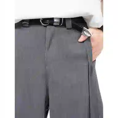 颂希尔 宽松休闲垂感高级西装裤 男女同款