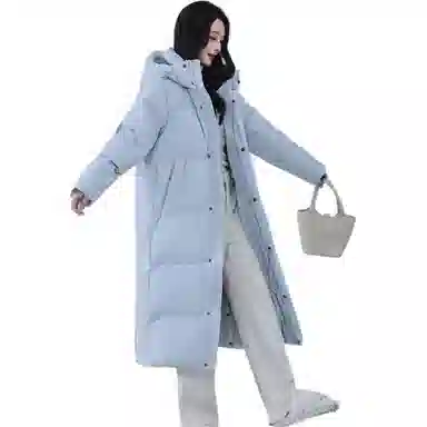 雅鹿 东北极寒长款加厚保暖羽绒服 男女同款