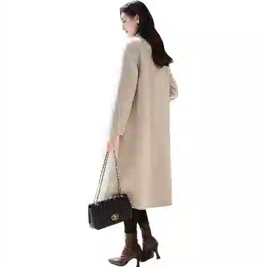 VICTORIA&VERA Double-Breasted Coat