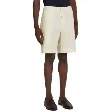 Zegna Linen Shorts White