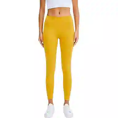 欧迪芬  九分裤轻盈柔顺运动舒适收腰吸湿排汗柔软简约优雅  瑜伽长裤  女款