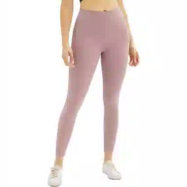 欧迪芬  九分裤轻盈柔顺运动舒适收腰吸湿排汗柔软简约优雅  瑜伽长裤  女款