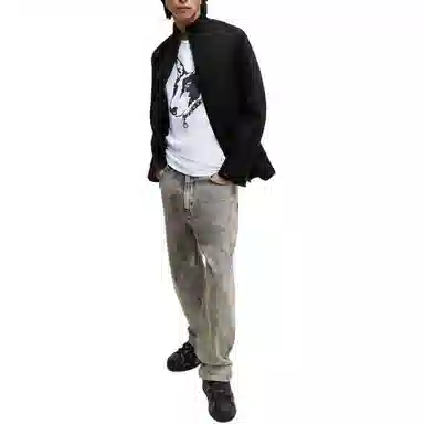 HUGO BOSS Cotton-Jersey T-Shirt With Dog Artwork T