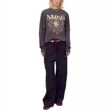 MARDI MERCREDI FW25 TSHIRT LONG SLEEVE FLOWERMARDI T