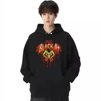 BLACK AT LOGO