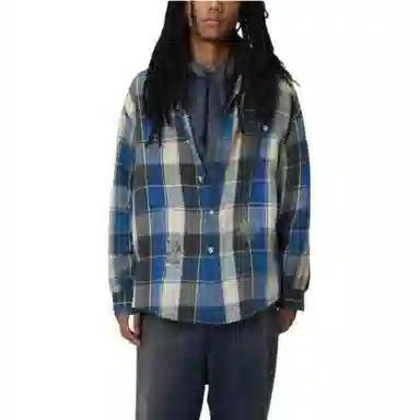bowwow SS25 REPAIR AGEING FLANNEL SHIRTS