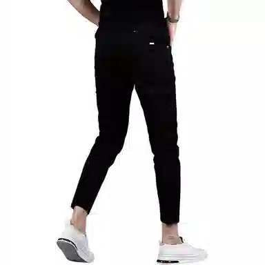 吉肯蒂 薄款九分休闲修身小脚牛仔裤 男款