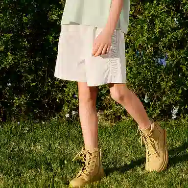 英氏 透气休闲百搭中腰短裤 中小童