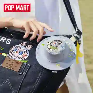 POP MART THE MONSTERS Denim Crossbody Bag