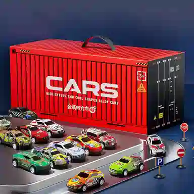 极慧猫 迷你回力小汽车 成品模型