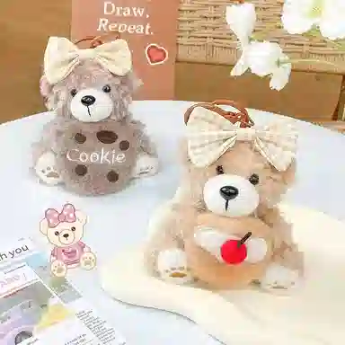 兰妮诗 烘焙系列甜点款国风蝴蝶结装饰  谷圈挂件