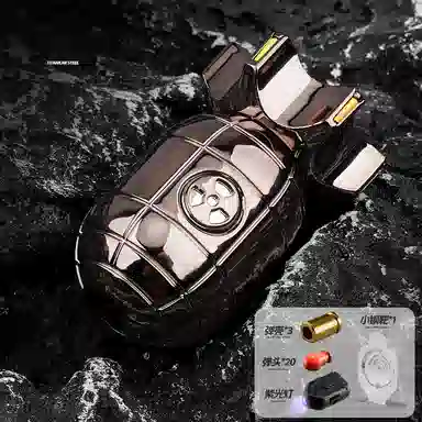 咕轹 特工原子弹发射器 喷子合金抛壳 玩具