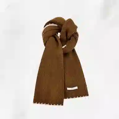 恩僾德 小香风保暖高级百搭高颜值小众 聚酯纤维 绒线围巾 男女同款情侣款