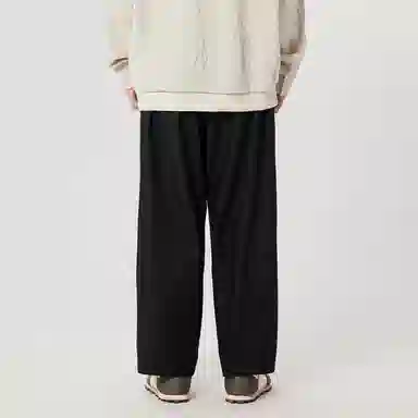 速写 纯色宽松阔腿西装休闲裤 男女同款