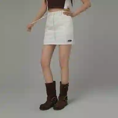 CHUU High Waist Drawstring Skirt