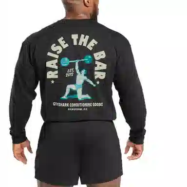 Gymshark Long Sleeve Tee Black