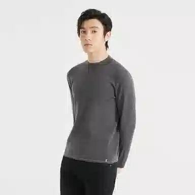 利郎 修身纯色保暖打底衫毛衣 男款