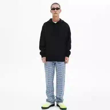 美特斯邦威 国潮纯色休闲宽松连帽卫衣 男女同款