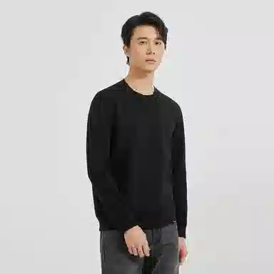 利郎 合身适中圆领长袖卫衣 男款