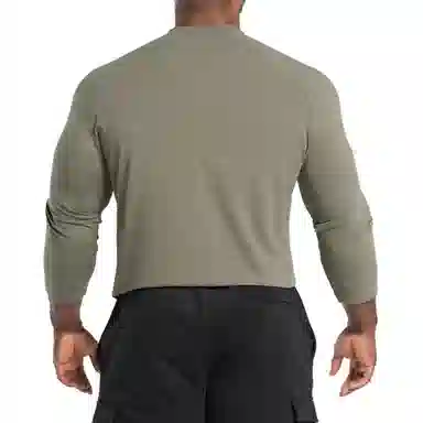 GYMSHARK Logo Long Sleeve T-Shirt Green