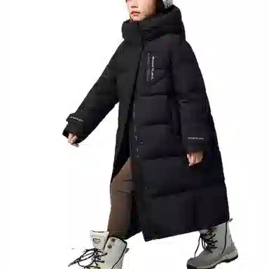 鸭鸭 防风防水保暖轻盈舒适羽绒服 青少年