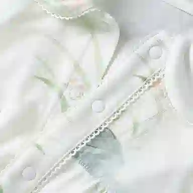 童泰连体衣 可爱翻领百搭潮流 绿色 婴幼童