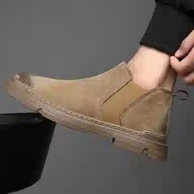 百伦韩 英伦风小众简约舒适时尚 切尔西靴 男款