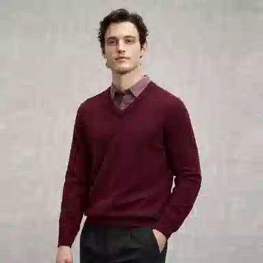 EMZ V-Neck Wool Sweater