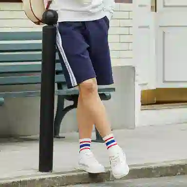 ellesse Logo Knit Shorts Navy