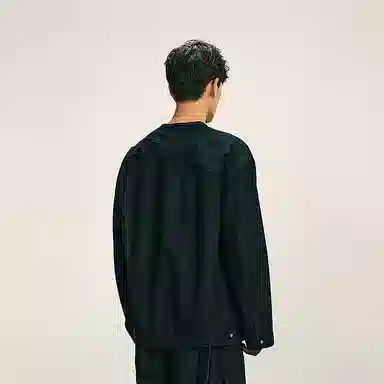 速写 秋季纯棉宽松舒适牛仔夹克 男款