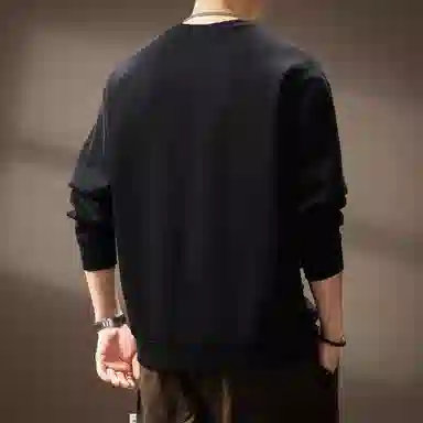 贵色 美式潮流复古纯色简约学院风重磅潮牌时尚百搭卫衣 男女同款