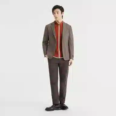 利郎 休闲百搭绵羊毛混纺商务西服简约通勤长袖西装 男款