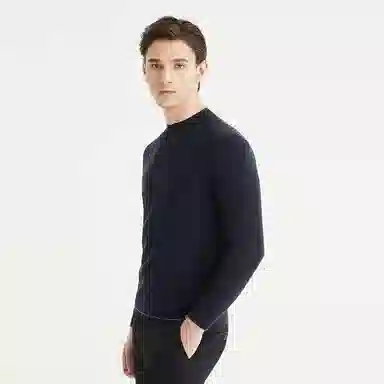 利郎 修身纯色保暖打底衫毛衣 男款