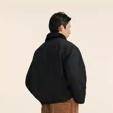 速写 翻领短款时尚休闲潮流宽松夹克外套 男款