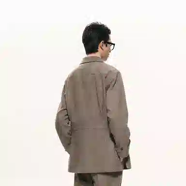 速写 休闲毛呢潮流西装 男款