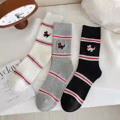 帕兰朵 可爱袜子堆堆袜、中筒袜 女款
