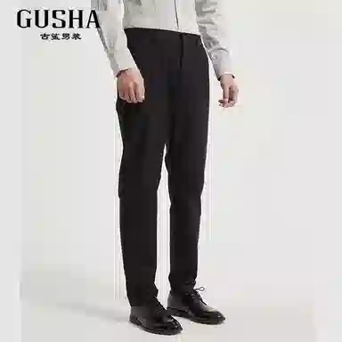 古鲨 商务直筒长裤休闲裤 男款
