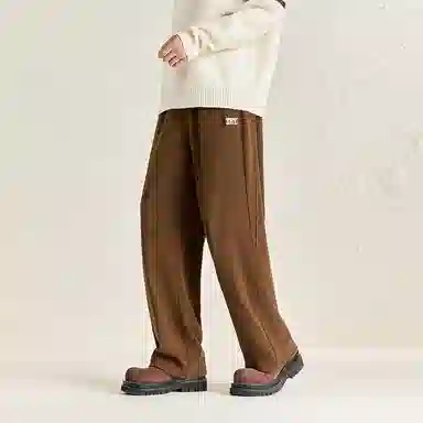 PEACEBIRD MEN Chenille Knit Sweatpants