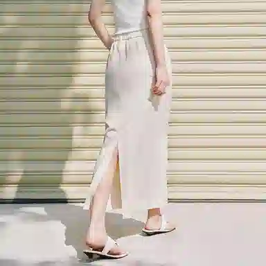 太平鸟 高腰工装纯色休闲短裙 女款