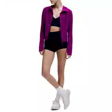 lululemon Define Cropped Hooded Jacket Mesh