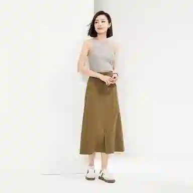 佐丹奴 纯色修身圆领舒适休闲无袖背心 女款