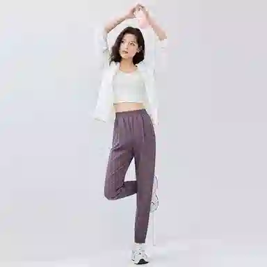 佐丹奴 四面弹薄束脚长款休闲裤 女款