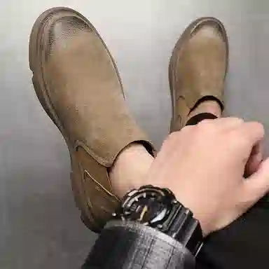 百伦韩 英伦风小众简约舒适时尚 切尔西靴 男款