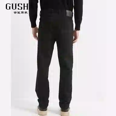 古鲨 耐磨潮流百搭通勤修身牛仔裤 男款