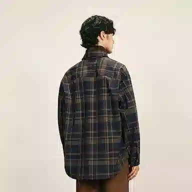 速写 冬宽松长袖舒适休闲棉服 男款