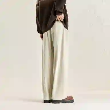 PEACEBIRD MEN Chenille Knit Sweatpants