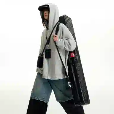 TGNS Vintage Reversible Plaid Hoodie