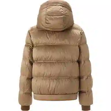 比音勒芬 时尚面包服蓬松保暖连帽羽绒服 女款